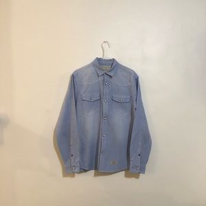 Jack South London powder blue button down